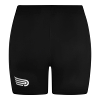 PRESSIO - Women - EQ 3" Short - Low Rise - Black/Silver